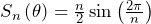 S_n\left(\theta\right)=\frac{n}{2}\sin{\left(\frac{2\pi}{n}\right)}